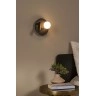 MATIZ LED gultas/sienas lampa Ø16,5 cm 3000K USB melna (Lucide)
