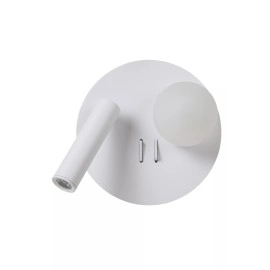 MATIZ LED gultas/sienas lampa Ø16,5 cm 3000K USB balta (Lucide)