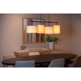 MAYA piekaramā lampa 4xE27 40 W krēmkrāsas (Lucide)