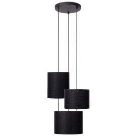 MAYA piekaramā lampa Ø46 cm 3xE27 melna (Lucide)