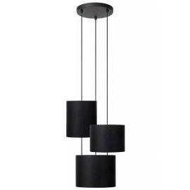 MAYA piekaramā lampa Ø46 cm 3xE27 melna (Lucide)