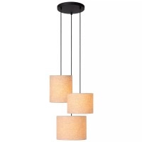 MAYA piekaramā lampa Ø 46 cm 3xE27, krēmkrāsas (Lucide)