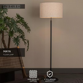 MAYA Stāvlampa Ø45cm 1x40W E27 krēmkrāsas (Lucide)