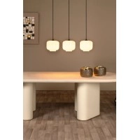 MEDINE piekaramā lampa 3 x E27 opāla stikla (Lucide)