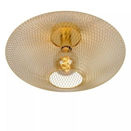 MESH griestu lampa Ø45 cm E27 matēta zelta / misiņa (Lucide)