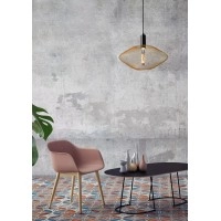 MESH piekaramā lampa Ø 45 cm 1xE27 matēta zelta / misiņa tonī (Lucide)