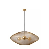 MESH piekaramā lampa Ø 85 cm 3xE27 matēta zelta / misiņa tonī (Lucide)