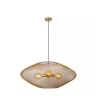 MESH piekaramā lampa Ø 85 cm 3xE27 matēta zelta / misiņa tonī (Lucide)