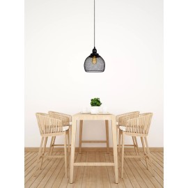 MESH piekaramā lampa Ø 22 cm 1xE27 melna (Lucide)
