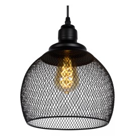 MESH piekaramā lampa Ø 22 cm 1xE27 melna (Lucide)