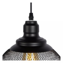 MESH piekaramā lampa Ø 22 cm 1xE27 melna (Lucide)