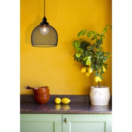 MESH piekaramā lampa Ø 28 cm 1xE27 melna (Lucide)