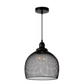 MESH piekaramā lampa Ø 28 cm 1xE27 melna (Lucide)