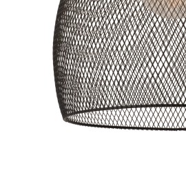 MESH piekaramā lampa Ø 28 cm 1xE27 melna (Lucide)