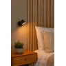 MILNE sienas lampa LED 1x8 W 2700 K melna (Lucide)