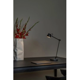 MILNE stāvlampa lasīšanai LED 1x8 W 2700 K melna (Lucide)