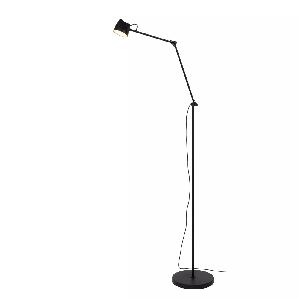 MILNE stāvlampa LED 1x8 W 2700 K melna (Lucide)