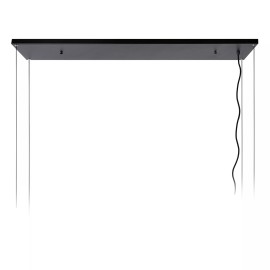 MIRAVELLE piekaramā lampa ar plauktu 110 cm 6 x GU10 melna (Lucide)