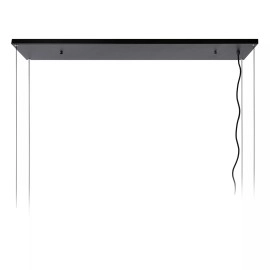 MIRAVELLE piekaramā lampa ar plauktu 110 cm 6 x GU10 melna (Lucide)