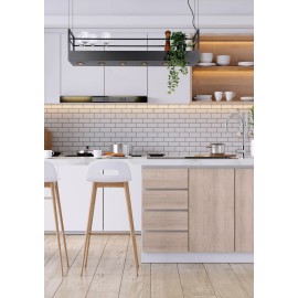 MIRAVELLE piekaramā lampa ar plauktu 110 cm 6 x GU10 melna (Lucide)