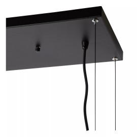 MIRAVELLE piekaramā lampa ar plauktu 110 cm 6 x GU10 melna (Lucide)