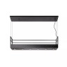 MIRAVELLE piekaramā lampa ar plauktu 110 cm 6 x GU10 melna (Lucide)