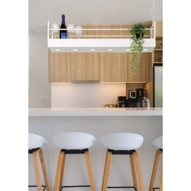 MIRAVELLE piekaramā lampa 6 x GU10 balta (Lucide)