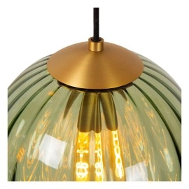 MONSARAZ piekaramā lampa 3x40 W E27 Ø35 cm zaļa (Lucide)