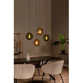 MONSARAZ piekaramā lampa 4x40 W E27 95×50 cm zaļa (Lucide)