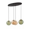 MONSARAZ piekaramā lampa 4x40 W E27 95×50 cm zaļa (Lucide)