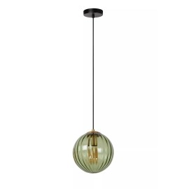 MONSARAZ piekaramā lampa 1x40 W E27 Ø25 cm zaļa (Lucide)