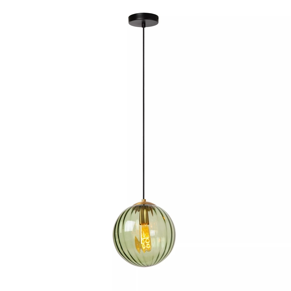 MONSARAZ piekaramā lampa 1x40 W E27 Ø25 cm zaļa (Lucide)