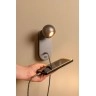MONTANA sienas lampa ar USB-C LED dimmējama CCT 1x6.3W pelēka dzelzs (Lucide)