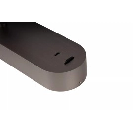 MONTANA sienas lampa ar USB-C LED dimmējama CCT 1x6.3W pelēka dzelzs (Lucide)