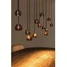 MONTANA lineāra piekaramā lampa LED dimmējama CCT 13x5.7W kafijas brūna (Lucide)