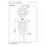 MONTANA apaļa piekaramā lampa LED dimmējama CCT 16x5.7W pelēka dzelzs (Lucide)