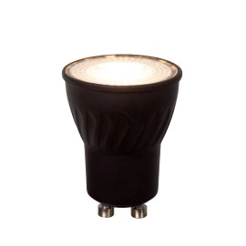 MR11 LED spuldze GU10 (MR11) 1x3,8 W melna (Lucide)