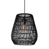 NERIDA āra piekaramā lampa Ø35 cm 1xE27 40 W melna (Lucide)
