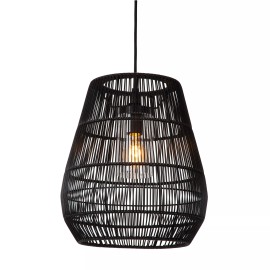 NERIDA āra piekaramā lampa Ø35 cm 1xE27 40 W melna (Lucide)