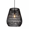 NERIDA āra piekaramā lampa Ø35 cm 1xE27 40 W melna (Lucide)