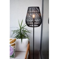 NERIDA āra stāvlampa 1xE27 melna (Lucide)