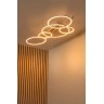 NICOLA griestu lampa LED 37W CCT 2700/3300/4000K 132cm pelēkbrūna (Lucide)