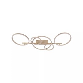 NICOLA griestu gaismeklis 132 cm LED 37W CCT, taupe (Lucide)