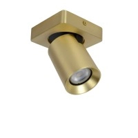 NIGEL griestu prožektors 1x5w matēta zelta / misiņa tonī (Lucide)