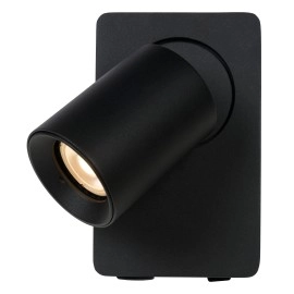 NIGEL gultas / sienas lampa ar USB 1x5w melna (Lucide)