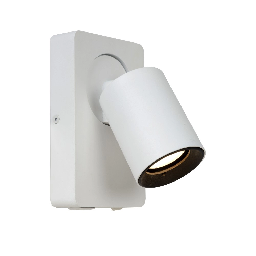 NIGEL gultas / sienas lampa ar USB 1x5w balta (Lucide)