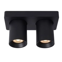 NIGEL griestu prožektors 2x5w melna (Lucide)