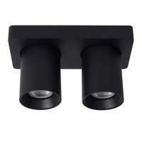 NIGEL griestu prožektors 2x5w melna (Lucide)