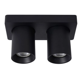 NIGEL griestu prožektors 2x5w melna (Lucide)