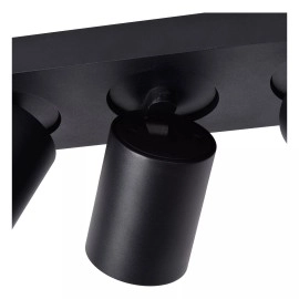 NIGEL griestu prožektors 3x5w melna (Lucide)